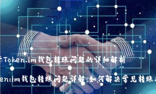 关于Token.im钱包转账问题的详细解析

Token.im钱包转账问题详解：如何解决常见转账难题